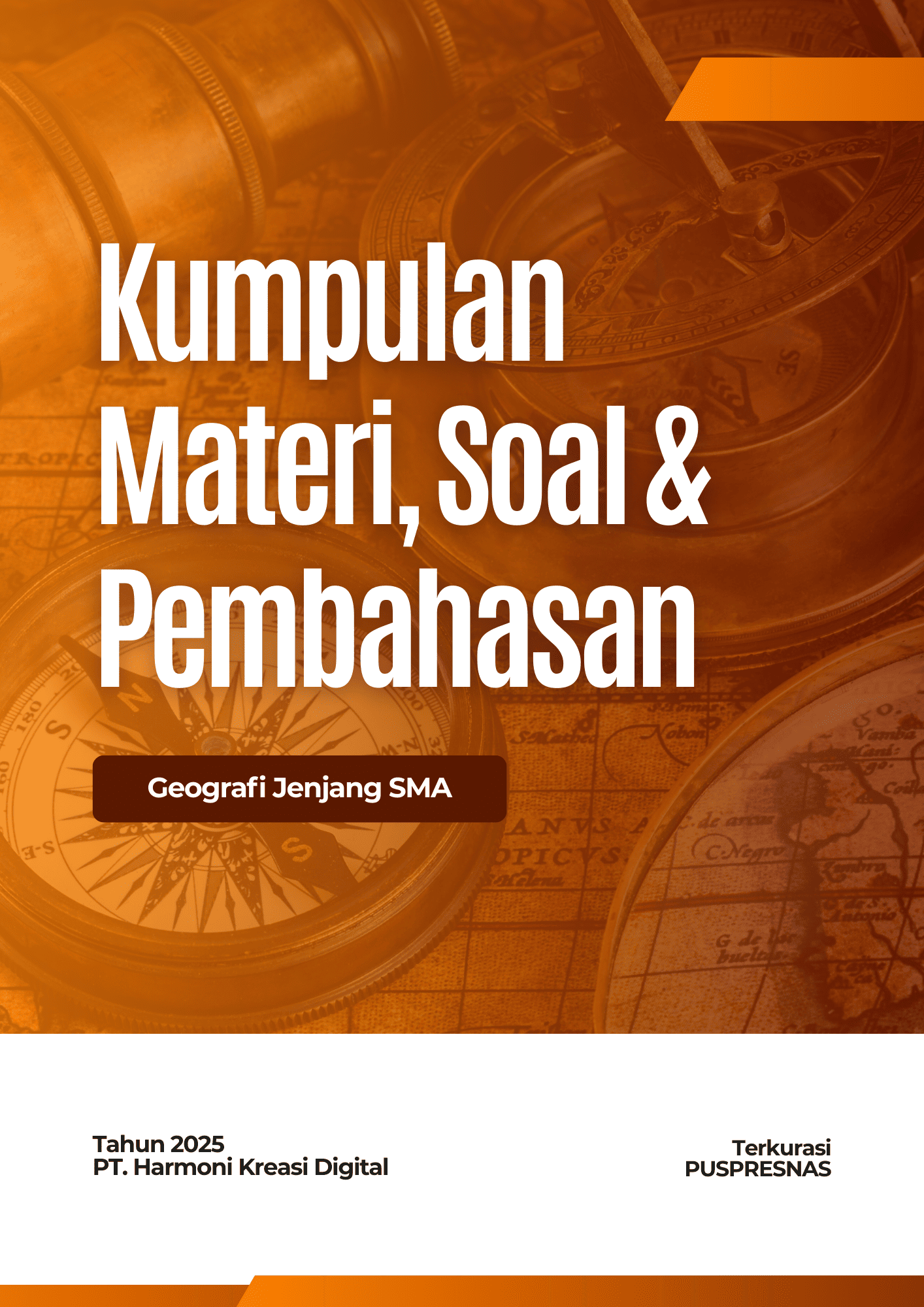 Cover E-Book: GEOGRAFI SMA VERSI 2: KUMPULAN MATERI, SOAL, DAN PEMBAHASAN